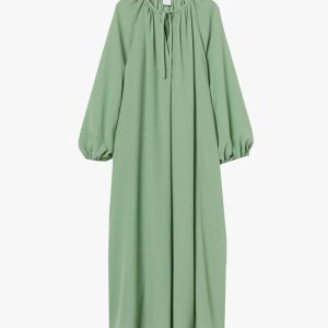 Long-sleeve Maxi Dress