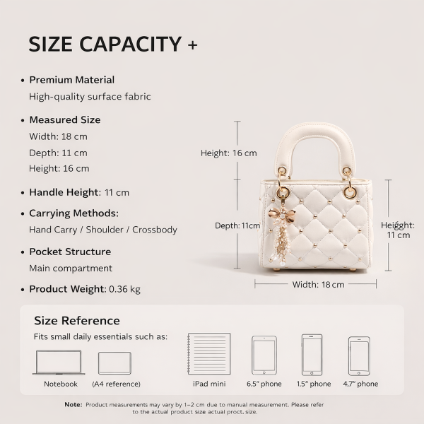 Pearl Charm Handbag