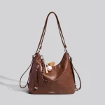 3-in-1 Leather Shoulder Bag