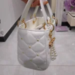 Quilted Pearl Charm Handbag photo review