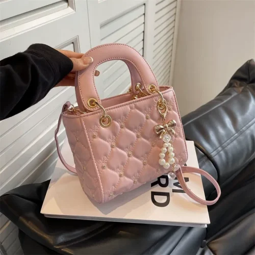 Quilted Pearl Charm Handbag photo review