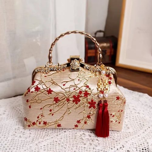 Red Flower Pearl Handbag photo review