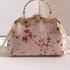 Red Flower Pearl Handbag photo review