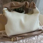 Retro Pleated Stripe Bag photo review
