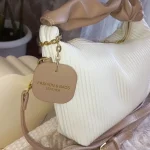 Retro Pleated Stripe Bag photo review