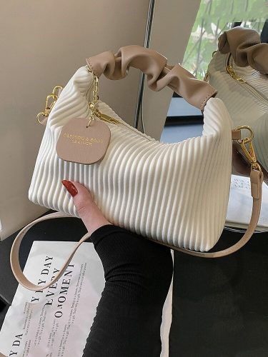 Retro Pleated Stripe Bag photo review