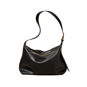Classic Large Capacity Crossbody Tote - Black