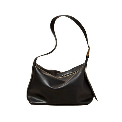 Classic Large Capacity Crossbody Tote - Black