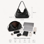 Large Capacity Retro Shoulder Tote