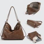 Large Capacity Retro Shoulder Tote