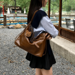 Large Capacity Retro Shoulder Tote