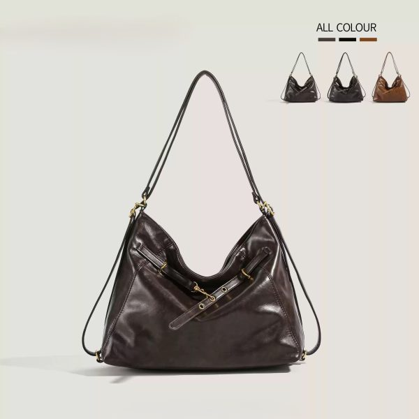 Large Capacity Retro Shoulder Tote