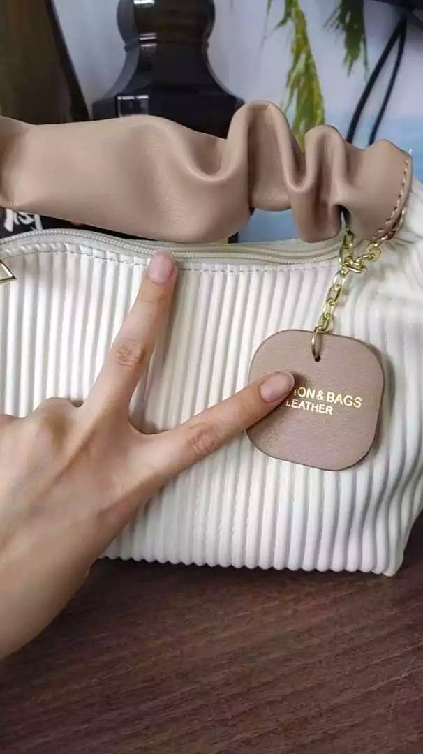 Retro Pleated Stripe Bag photo review