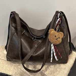Large Capacity Retro Shoulder Bag
