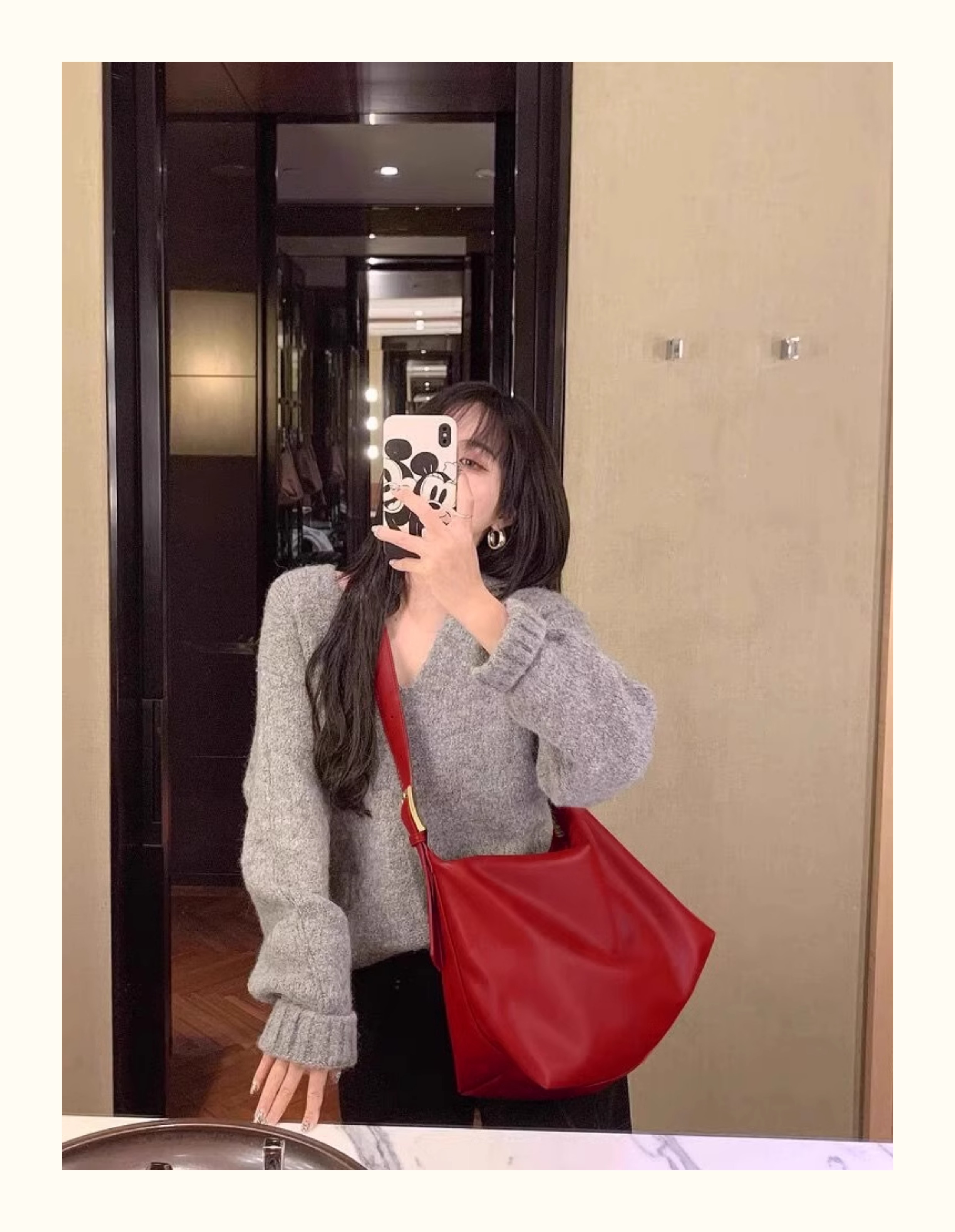 Classic Large Capacity Crossbody Tote photo review