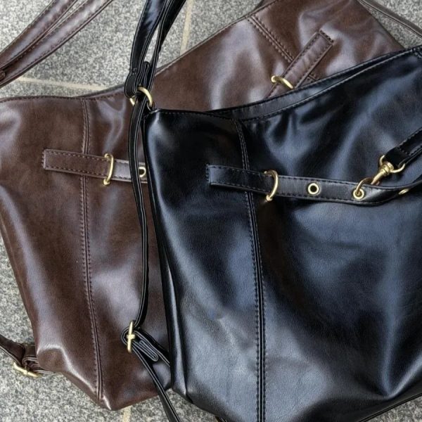 Large Capacity Retro Shoulder Tote
