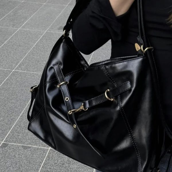 Large Capacity Retro Shoulder Tote