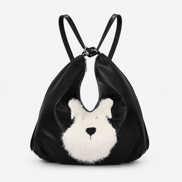 Soft Plush Puppy Shoulder Bag