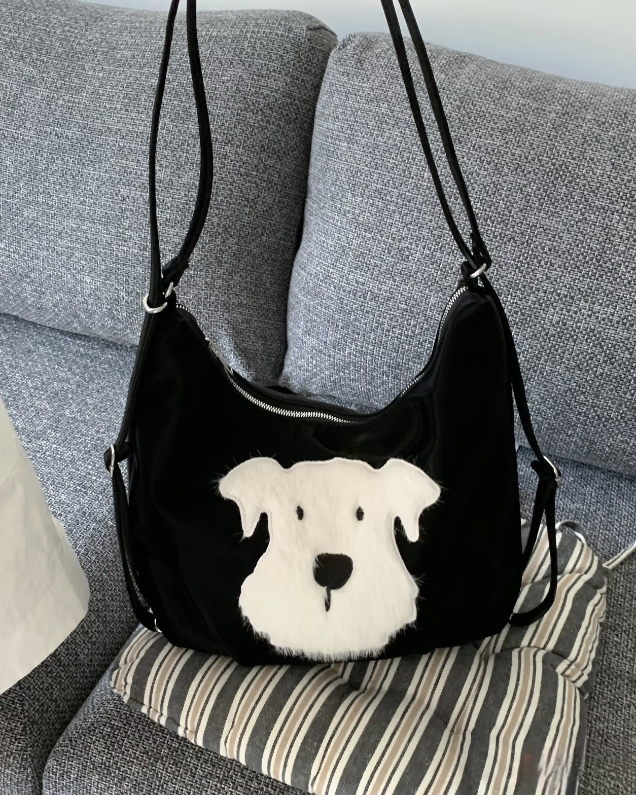 Soft Plush Puppy Shoulder Bag photo review