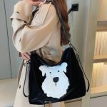 Soft Plush Puppy Shoulder Bag