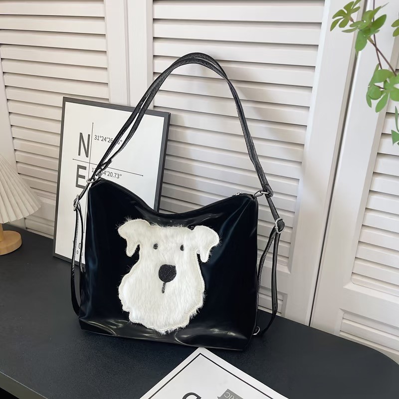 Soft Plush Puppy Shoulder Bag photo review