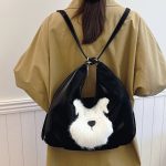 Soft Plush Puppy Shoulder Bag