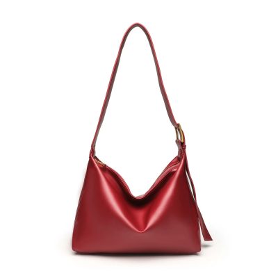 Classic Large Capacity Crossbody Tote - Red